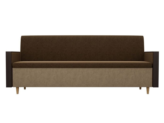 Кухонный прямой диван Модерн бежево-коричневого цвета - купить Прямые диваны по цене 17090.0
