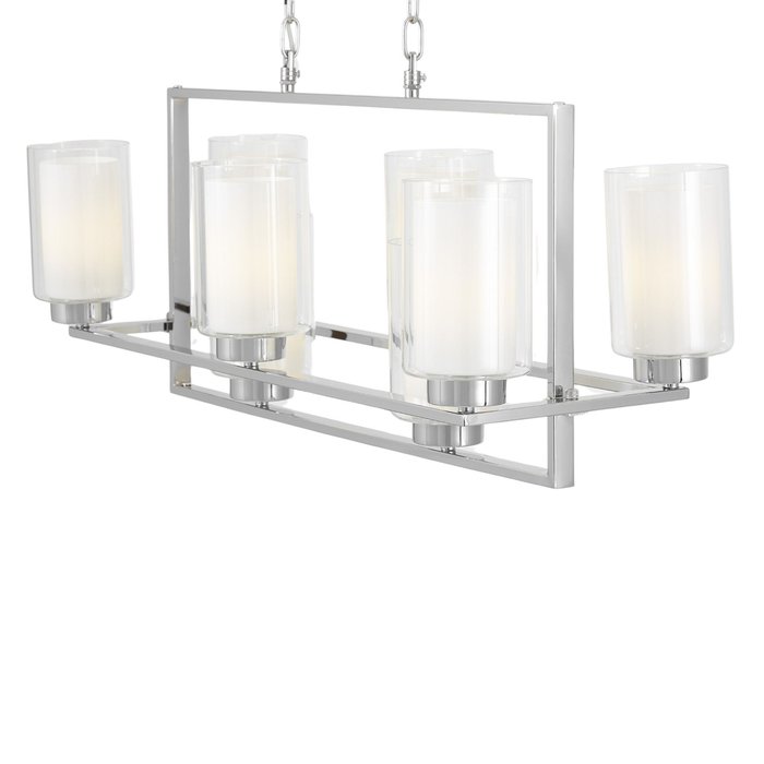 Подвесной светильник Lumina Deco Lino LDP 1239-8 CHR - лучшие Подвесные люстры в INMYROOM