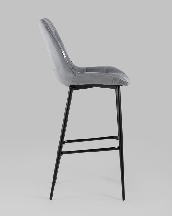 Стул барный Флекс серого цвета - лучшие Барные стулья в INMYROOM