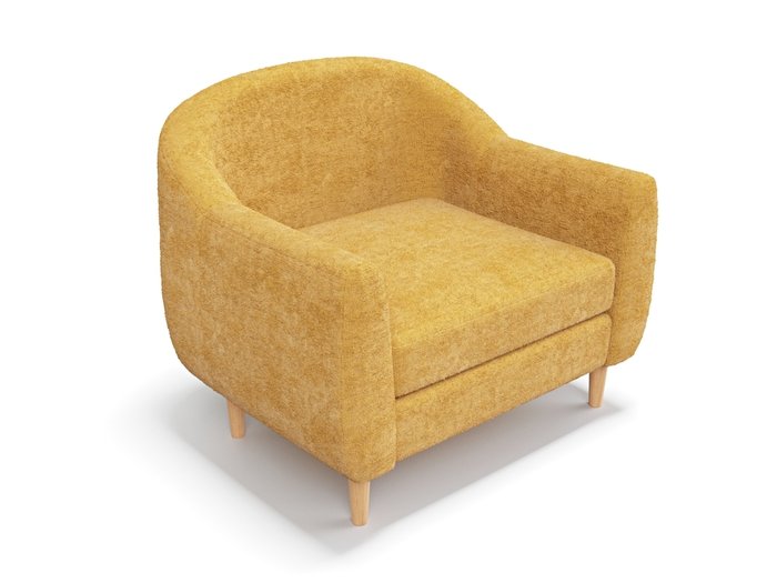 Кресло Орак желтого цвета - лучшие Интерьерные кресла в INMYROOM