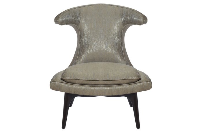 Кресло оригинальное серого цвета