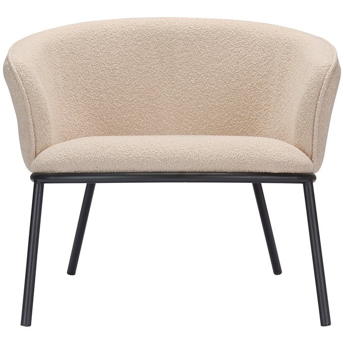 Кресло Paal светло-бежевого цвета - купить Интерьерные кресла по цене 24500.0
