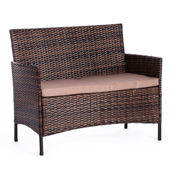 Набор мебели Braided коричневого цвета - купить Комплекты для сада и дачи по цене 26800.0