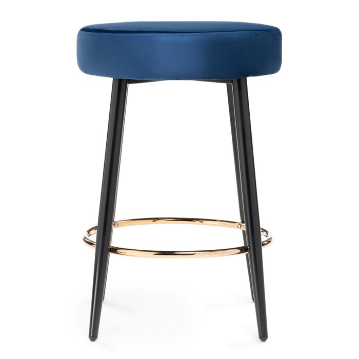 Стул барный Plato темно-синего цвета - купить Барные стулья по цене 4001.0