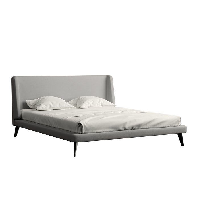 Кровать Cocon 200x200 светло-серого цвета