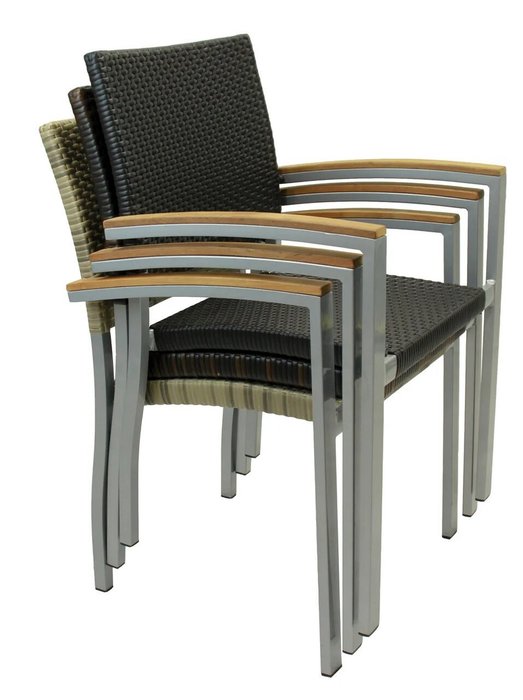 Кресло садовое Borneo медового цвета - купить Садовые кресла по цене 11800.0