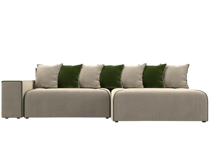 Угловой диван-кровать Кёльн бежевого цвета правый угол - купить Угловые диваны по цене 53999.0