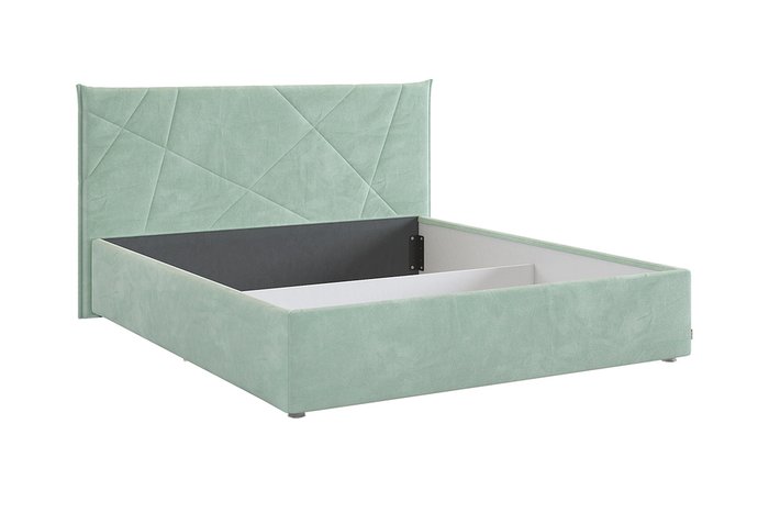 Кровать Квест 160х200 мятного цвета без подъемного цвета - лучшие Кровати для спальни в INMYROOM