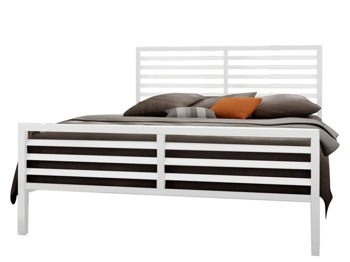 Кровать Даллас 160х200 белого цвета - купить Кровати для спальни по цене 32990.0