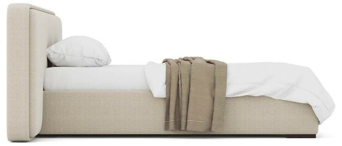 Кровать Forma-2 180х200 бежевого цвета без подъемного механизма - лучшие Кровати для спальни в INMYROOM