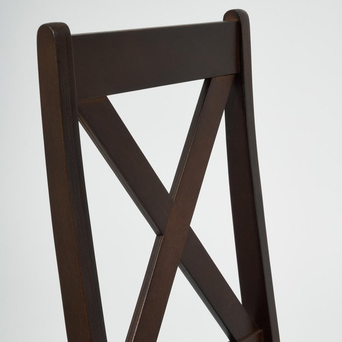 Комплект из двух стульев Crossman коричневого цвета - лучшие Обеденные стулья в INMYROOM
