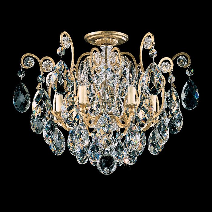 Потолочный светильник Renaissance с хрустальными подвесками  - купить Потолочные люстры по цене 131500.0