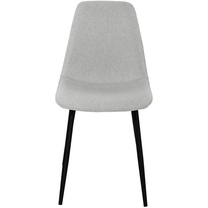Стул Comfort серый с чёрными ножками - лучшие Обеденные стулья в INMYROOM