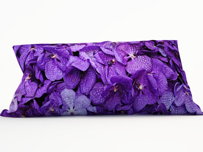Диванная подушка: Лепестки орхидей