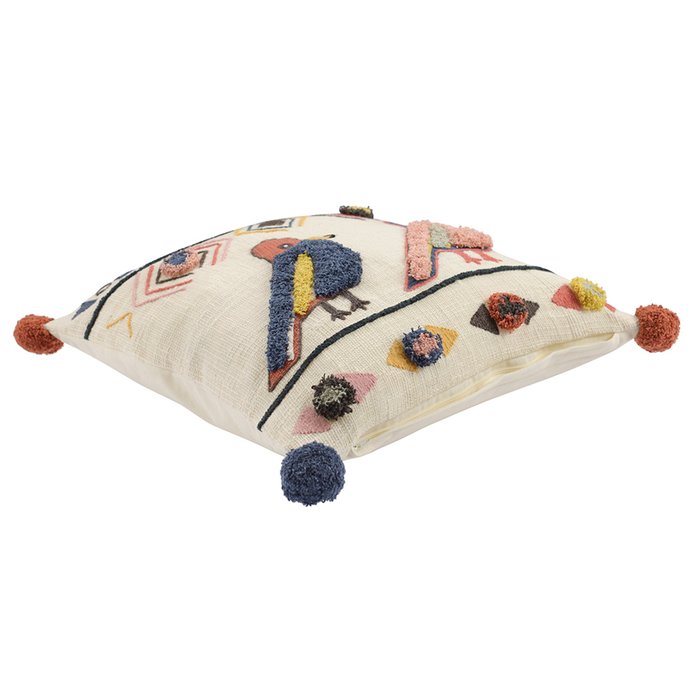 Чехол на подушку в этническом стиле Ethnic бежевого цвета - лучшие Чехлы для подушек в INMYROOM
