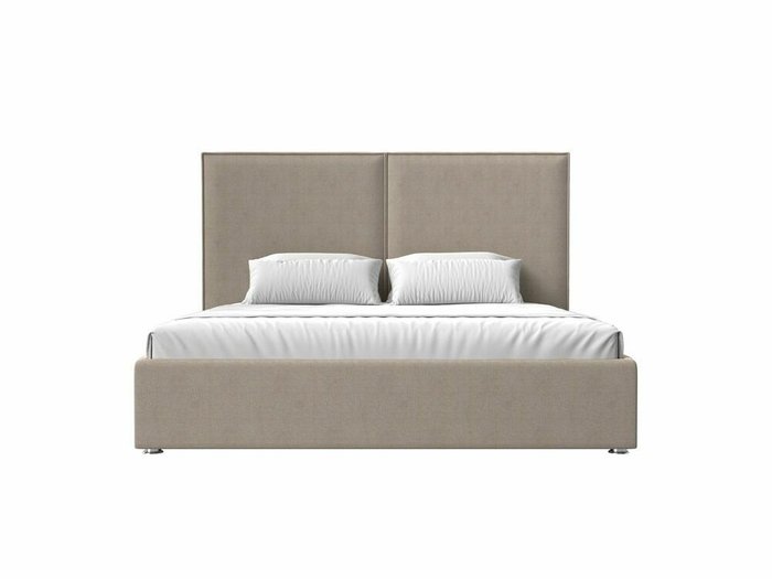 Кровать Аура 160х200 с подъемным механизмом бежевого цвета - купить Кровати для спальни по цене 81999.0