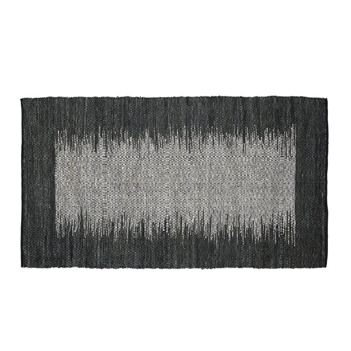 Ковер Lids carpet черно-белого цвета