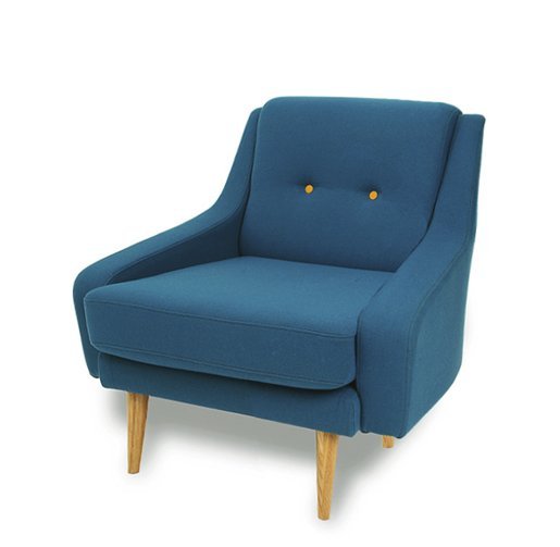 КРЕСЛО ОДРИ BLUE - лучшие Интерьерные кресла в INMYROOM