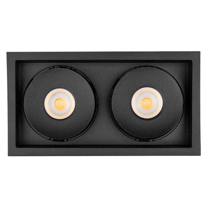 Встраиваемый светильник CL-SIMPLE 028151 (металл, цвет черный) - купить Встраиваемые споты по цене 7118.0