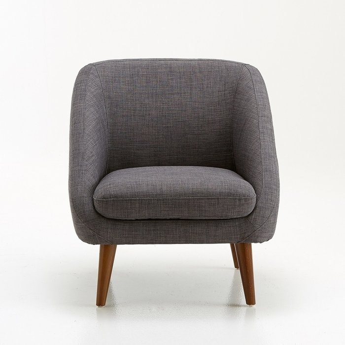 Кресло винтажное Smon серого цвета - лучшие Интерьерные кресла в INMYROOM