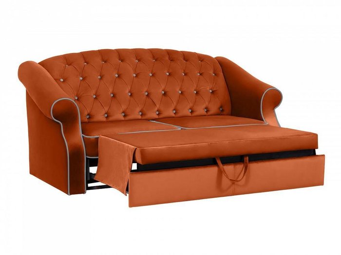 Диван-кровать Boston терракотового цвета - лучшие Прямые диваны в INMYROOM
