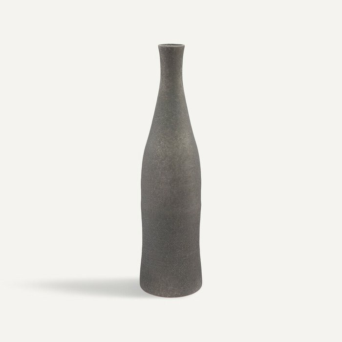 Настольная ваза Paint Bottle серого цвета