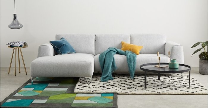 Угловой диван Candy  цвета лайм - лучшие Угловые диваны в INMYROOM