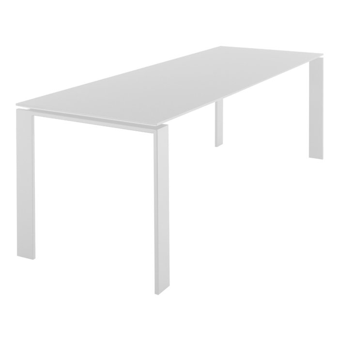 Стол офисный Four белого цвета - лучшие Письменные столы в INMYROOM