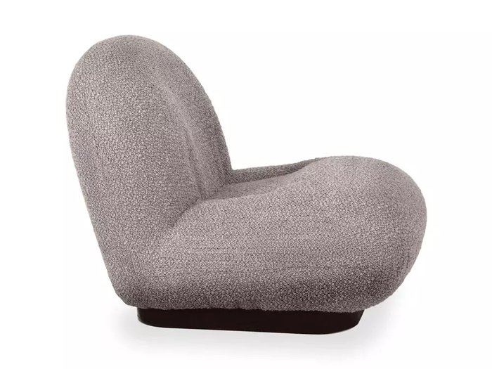 Кресло Pacha Wood серо-бежевого цвета - лучшие Интерьерные кресла в INMYROOM