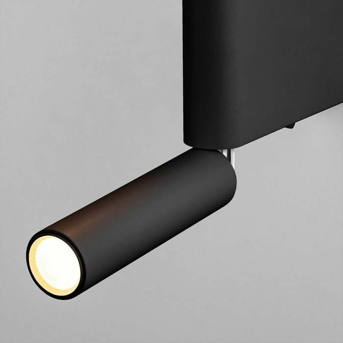 Настенный светодиодный светильник Sarca черного цвета - лучшие Бра и настенные светильники в INMYROOM