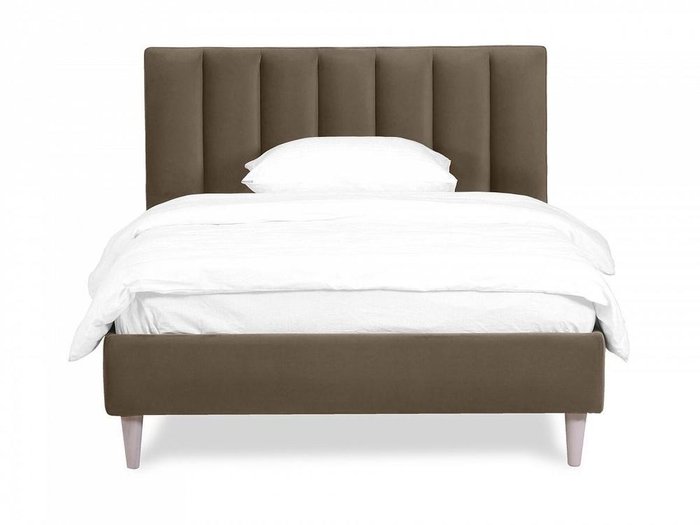 Кровать Prince Louis L 120х200 серо-коричневого цвета  - лучшие Кровати для спальни в INMYROOM