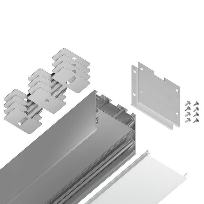 Профиль для светодиодной ленты Ambrella Profile System GP3050AL - лучшие Светодиодная лента в INMYROOM Профиль для светодиодной ленты Ambrella Profile System GP3050AL - лучшие Светодиодная лента в INMYROOM