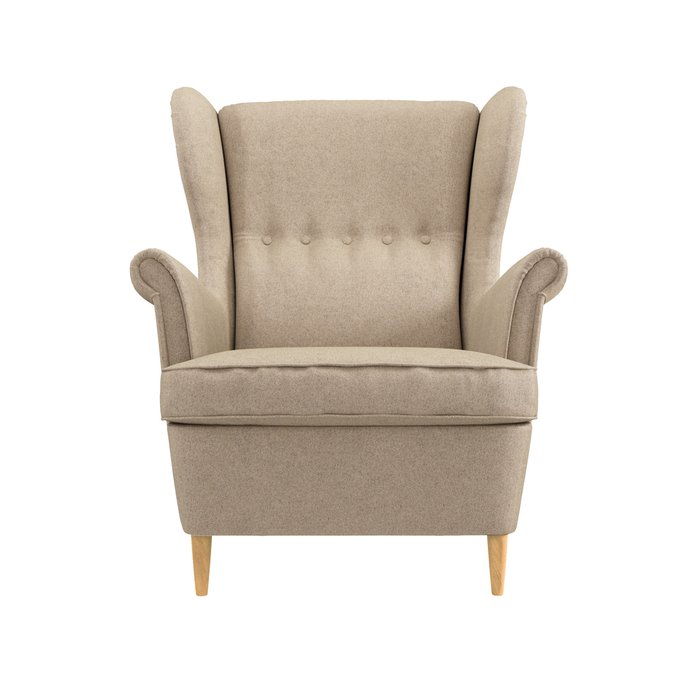 Кресло Бенон бежевого цвета - лучшие Интерьерные кресла в INMYROOM