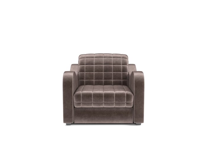 Кресло-кровать Барон 4 серо-коричневого цвета - купить Интерьерные кресла по цене 27390.0