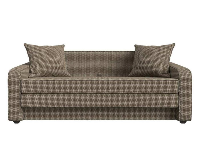 Диван-кровать Лига 013 бежево-коричневого цвета  - купить Прямые диваны по цене 28999.0