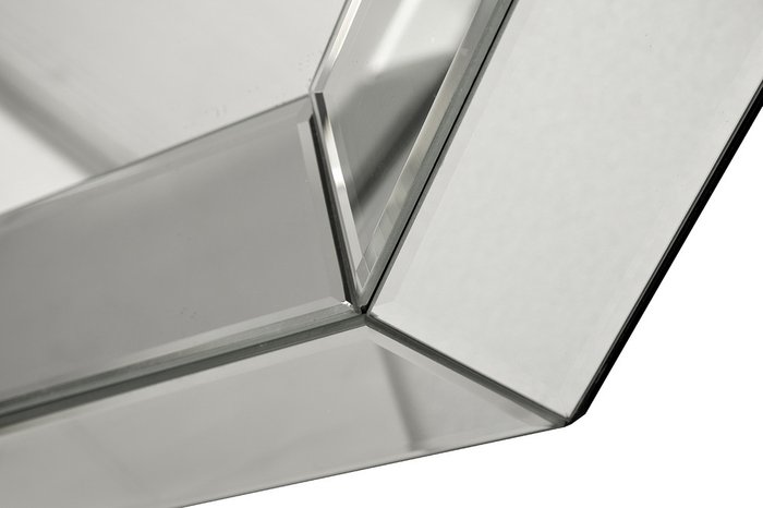 Настенное зеркало 76х101 в серебристой раме  - купить Настенные зеркала по цене 28200.0