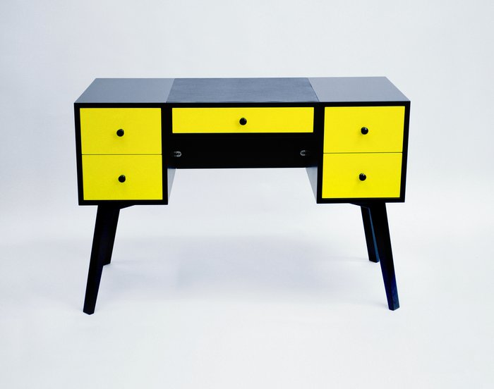 Письменный стол Ray черно-желтого цвета - купить Письменные столы по цене 109170.0