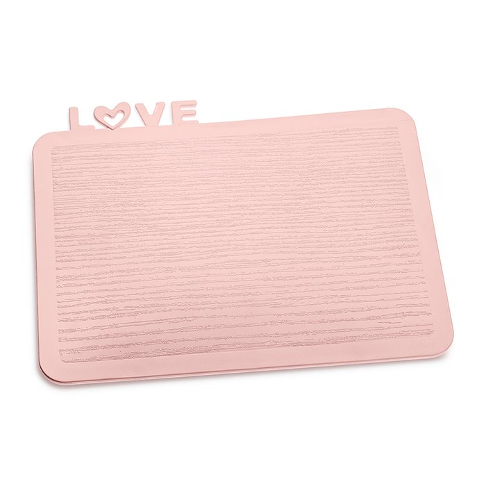 Разделочная доска Happy Board Love розового цвета