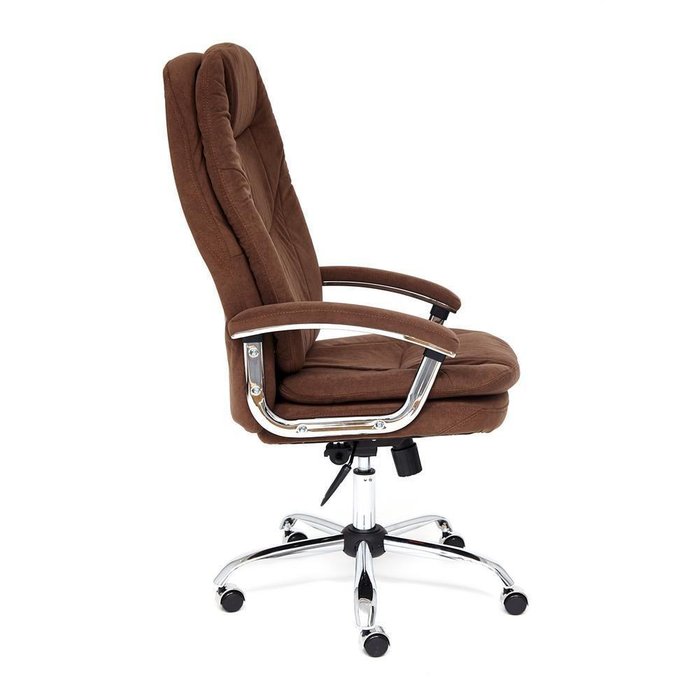 Кресло офисное Softy Lux коричневого цвета - лучшие Офисные кресла в INMYROOM