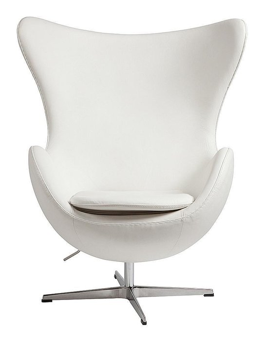 Кресло Egg Chair белого цвета