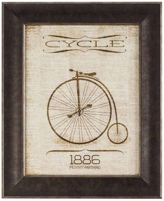 Постер в раме "Cycle 1886"