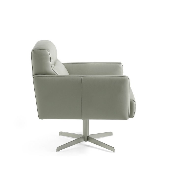 Вращающееся кресло серого цвета - лучшие Интерьерные кресла в INMYROOM
