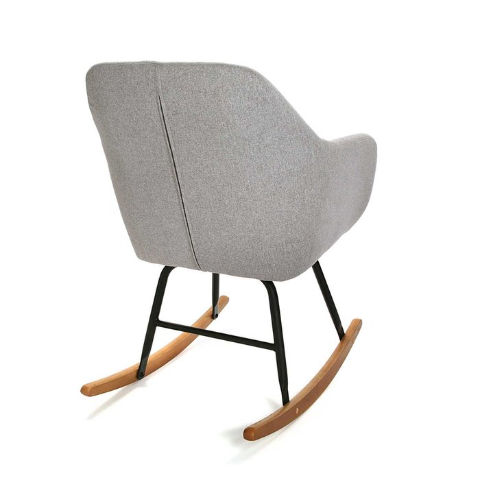Кресло-качалка Gianna серого цвета - лучшие Интерьерные кресла в INMYROOM