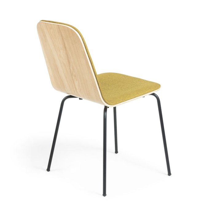 Стул Кристел горчичного цвета - лучшие Обеденные стулья в INMYROOM