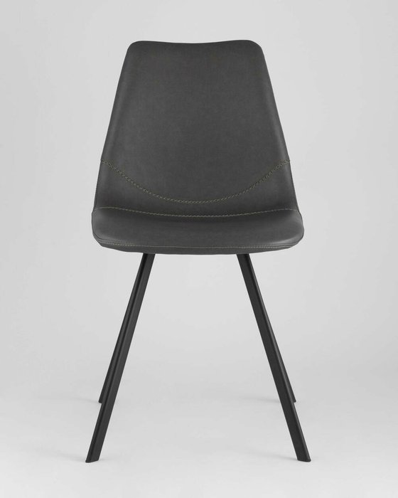 Стул Саксон темно-серого цвета - лучшие Обеденные стулья в INMYROOM
