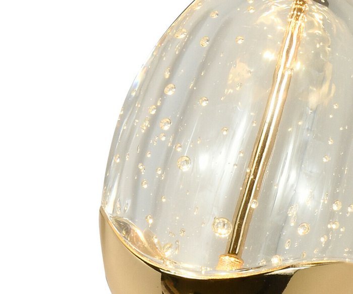 Подвесной светодиодный светильник Берти со стеклянным плафоном - купить Подвесные светильники по цене 5900.0