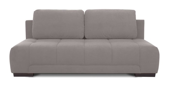 Прямой диван-кровать Льюис серо-коричневого цвета