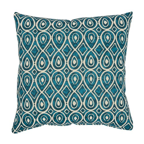Декоративная подушка Радушная хозяйка синего цвета