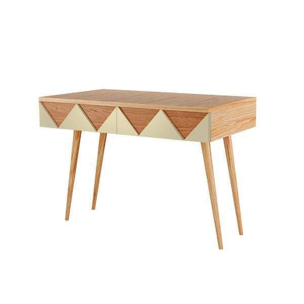 Консоль Woo Desk с узором бежевого цвета Консоль Woo Desk с узором бежевого цвета