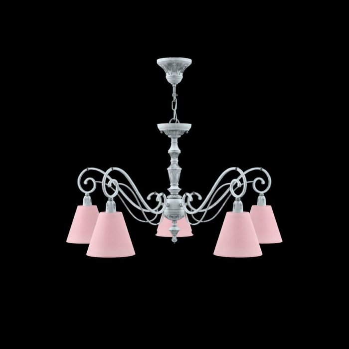 Люстра Classic с розовыми плафонами - лучшие Подвесные люстры в INMYROOM
